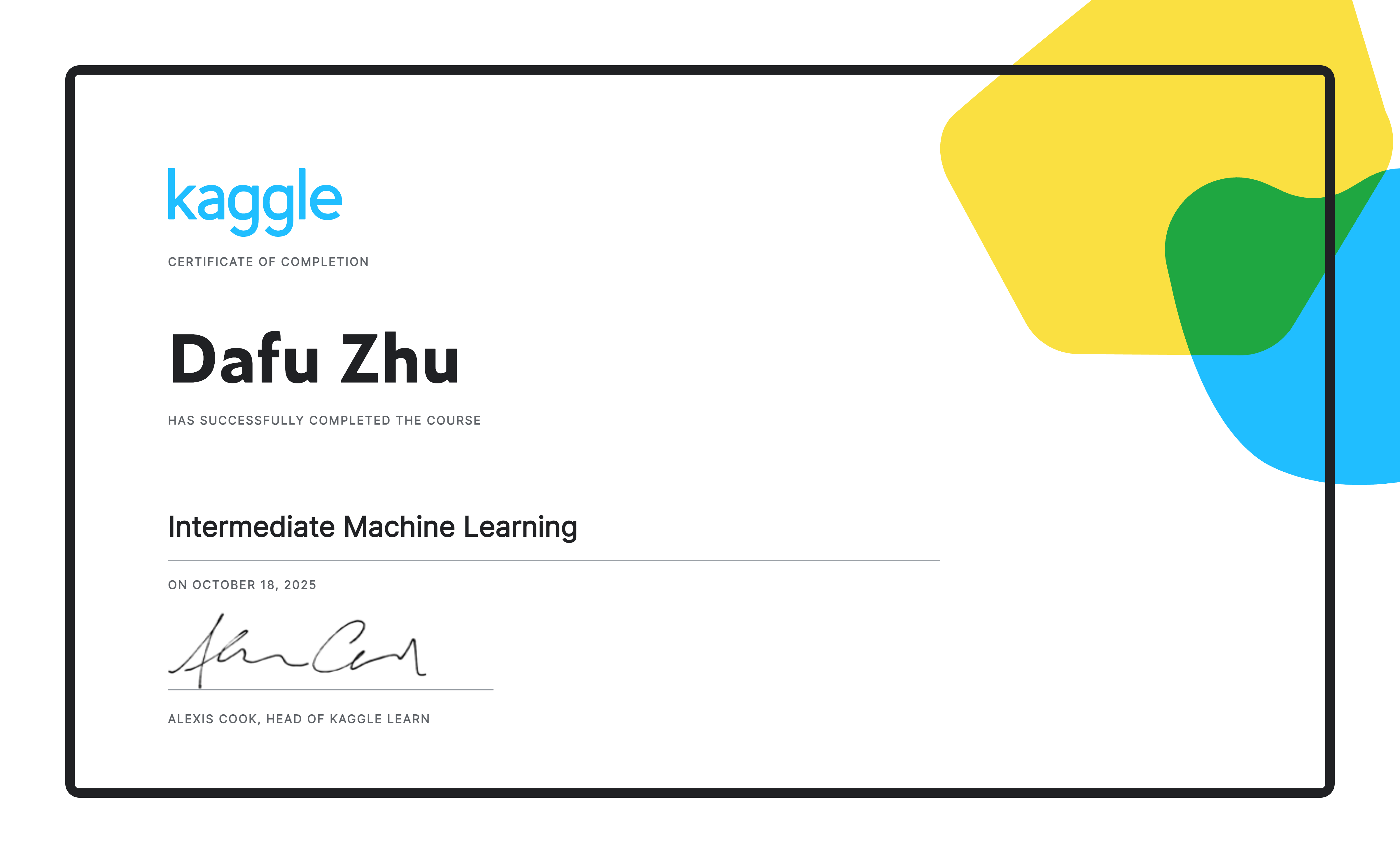 Intermediate Machine Learning